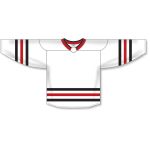 Athletic Knit H8000-415 Select Hockey Jersey - White/Black/Red - Front