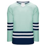 Athletic Knit H8000-421 Select Hockey Jersey - Ice Blue/Navy/White - Primary