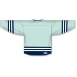 Athletic Knit H8000-421 Select Hockey Jersey - Ice Blue/Navy/White - Rear