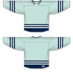 Athletic Knit H8000-421 Select Hockey Jersey - Ice Blue/Navy/White - Full