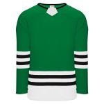 Athletic Knit H8000-440 Select Hockey Jersey - Kelly/White/Black - Primary