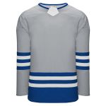 Athletic Knit H8000-450 Select Hockey Jersey - Grey/Royal/White - Primary