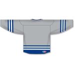 Athletic Knit H8000-450 Select Hockey Jersey - Grey/Royal/White - Rear