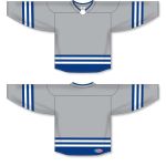 Athletic Knit H8000-450 Select Hockey Jersey - Grey/Royal/White - Full