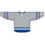 Athletic Knit H8000-450 Select Hockey Jersey - Grey/Royal/White - Front