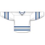 Athletic Knit H8000-455 Select Hockey Jersey - White/Royal/Grey - Front
