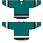 Athletic Knit H8000-457 Select Hockey Jersey - Pacific Teal/Black/White - Full