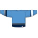Athletic Knit H8000-475 Select Hockey Jersey - Sky/Navy/White - Rear