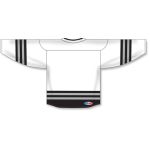 Athletic Knit H8000-627 Select Hockey Jersey - White/Black/Grey - Rear