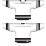 Athletic Knit H8000-627 Select Hockey Jersey - White/Black/Grey - Full