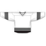 Athletic Knit H8000-627 Select Hockey Jersey - White/Black/Grey - Front