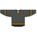 Athletic Knit H8000-748 Select Hockey Jersey - Graphite/Black/Knights Gold - Front