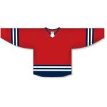 Athletic Knit H8000-762 Select Hockey Jersey - Red/Navy/White - Front