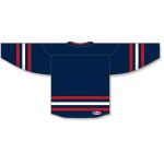 Athletic Knit H8000-764 Select Hockey Jersey - Navy/Red/White - Rear