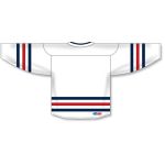 Athletic Knit H8000-765 Select Hockey Jersey - White/Navy/Red - Rear