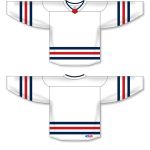 Athletic Knit H8000-765 Select Hockey Jersey - White/Navy/Red - Full