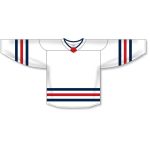 Athletic Knit H8000-765 Select Hockey Jersey - White/Navy/Red - Front