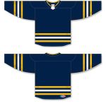 Athletic Knit H8000-766 Select Hockey Jersey - Navy/Tuscan Gold/White - Full