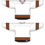 Athletic Knit H8000-833 Select Hockey Jersey - White/Black/Orange - Full