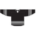 Athletic Knit H8000-918 Select Hockey Jersey - Black/Grey/White - Front