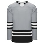 Athletic Knit H8000-973 Select Hockey Jersey - Grey/Black/White - Primary