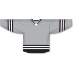 Athletic Knit H8000-973 Select Hockey Jersey - Grey/Black/White - Front