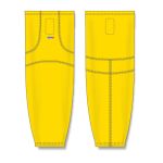Athletic Knit HS1100-055 Lightweight Pro Hockey Socks - Maize - Front