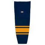 Athletic Knit HS2100-286 Lightweight Pro Hockey Socks - Navy/Tuscan Gold - Primary