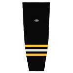 Athletic Knit HS2100-345 Lightweight Pro Hockey Socks - Black/Tuscan Gold/White - Primary