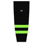 Athletic Knit HS2100-655 Lightweight Pro Hockey Socks - 2021 Dallas Black/Neon Green - Primary