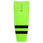 Athletic Knit HS2100-656 Lightweight Pro Hockey Socks - Neon Green/Black - Primary