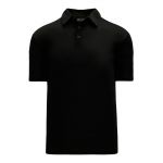 A1810 Apparel Polo Shirt - Black - Front