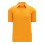 A1810 Apparel Polo Shirt - Gold - Front