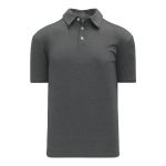 A1810 Apparel Polo Shirt - Heather Charcoal - Front