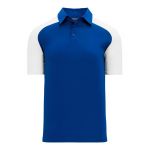 A1815 Apparel Polo Shirt - Royal/White - Front