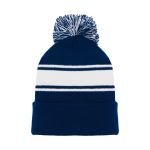 A1830 Hockey Toque - Navy/White - Front