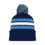 A1830 Hockey Toque - Navy/Sky/White - Front