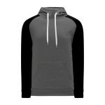 A1840 Apparel Sweatshirt - Heather Charcoal/Black - Front