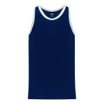 B1325 League Basketball Jersey - Navy/White - Front
