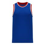 B1710 Pro Basketball Jersey - Royal/Red/White - Front