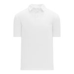 Athletic Knit A1810-000 Apparel Polo Shirt - White - Primary