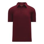 Athletic Knit A1810-009 Apparel Polo Shirt - Maroon - Primary