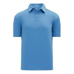 Athletic Knit A1810-018 Apparel Polo Shirt - Sky - Primary