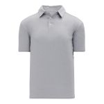 Athletic Knit A1810-020 Apparel Polo Shirt - Heather Grey - Primary