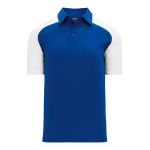 Athletic Knit A1815-206 Apparel Polo Shirt - Royal/White - Primary