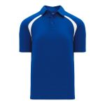 Athletic Knit A1820-206 Apparel Polo Shirt - Royal/White - Primary