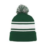 Athletic Knit A1830-260 Hockey Toque - Dark Green/White - Primary