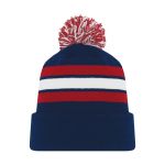 Athletic Knit A1830-764 Hockey Toque - Navy/Red/White - Primary