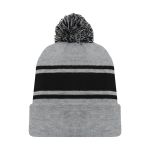 Athletic Knit A1830-920 Hockey Toque - Heather Grey/Black - Primary