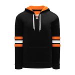 Athletic Knit A1845-223 Apparel Sweatshirt - Black/Orange/White - Primary